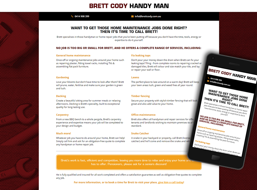 Brett Cody Handy Man