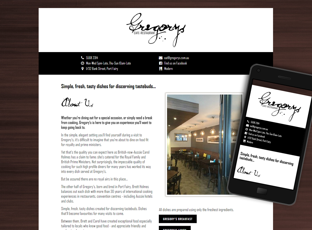 Gregorys Cafe & Restaurant