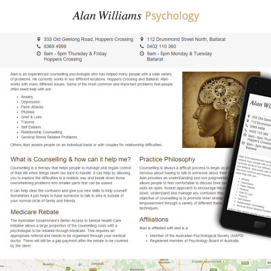 Alan Williams Psychology