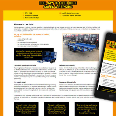 Lee-Jay Trailer Hire Sales & Repairs